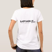 T-shirt Ils Pensaient Qu'Ils Pouvaient Dames Tee (Dos)