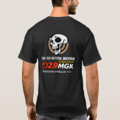 T-shirt Ils pièce en t du noir MGK d'os (Dos)