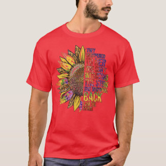 T-shirt Ils Se Sont Tournés Vers Sa Vinta Tournesol Motiva