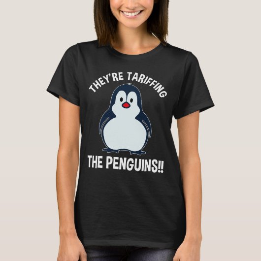 T-shirt Ils sont en train de dévorer les pingouins ! ! (Devant)