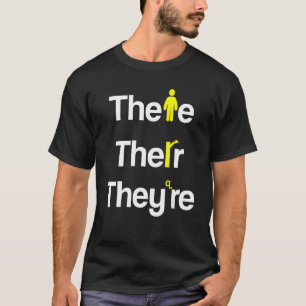 T-shirt Ils sont professeurs d'anglais Grammar Teach