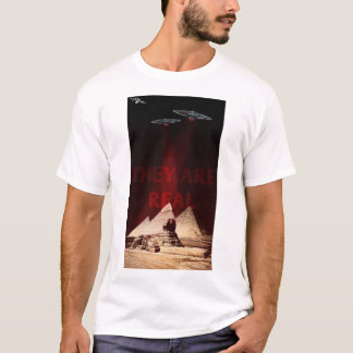 T-SHIRT ILS SONT RÉELS (CROYANT ALIEN)