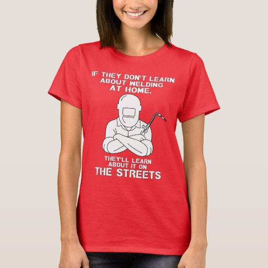 T-shirt Ils vont l'apprendre dans les rues T Shirt (Devant)