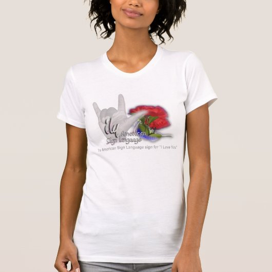 T-SHIRT ILY ASL (Devant)