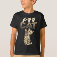 ILY Cat ASL Geste main sourde perte d'audition