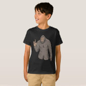 T-shirt ILY GROS Pied ASL Geste MAIN Sourde Perte d'auditi (Devant entier)