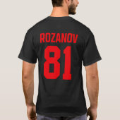 T-shirt Ilya Rozanov 81 Boston Hockey Rivalry (Dos)