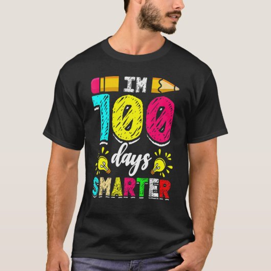 T-shirt I'm 100 Days Smarter Student 100th School Day Chal (Devant)