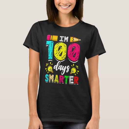 T-shirt I'm 100 Days Smarter Student 100th School Day Chal (Devant)