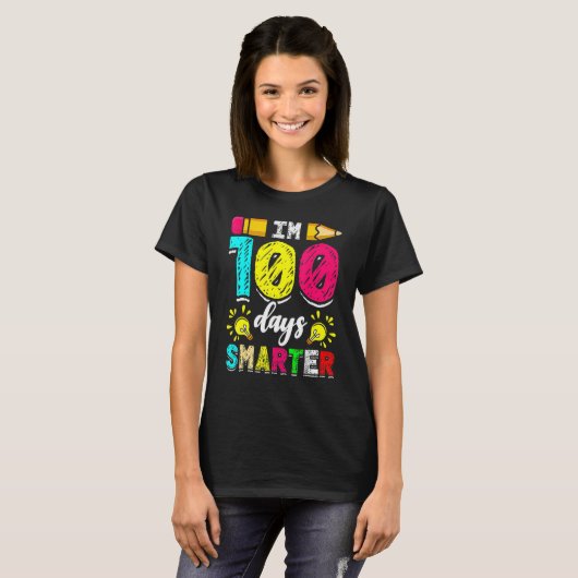 T-shirt I'm 100 Days Smarter Student 100th School Day Chal (Devant entier)