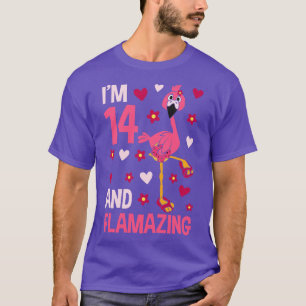 T-shirt Im 14 et Flamant rose flamand