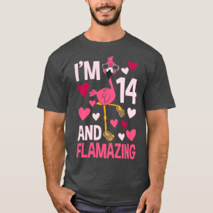 T-shirt Im 14 Et Flamant rose Flamazing 1