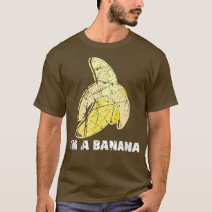 T-shirt I'm A Banana Fruit Lover Healthy Food Vegan Vegeta