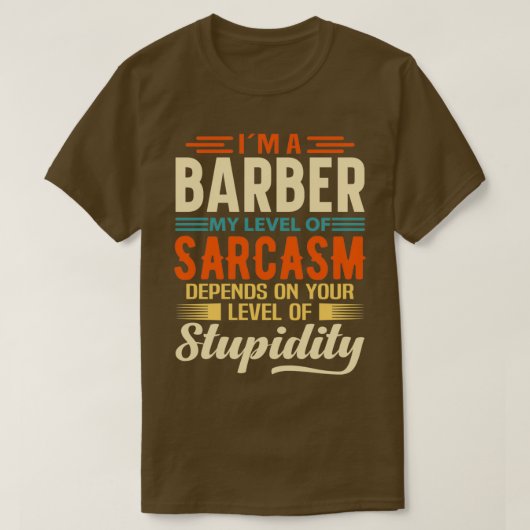 T-shirt Im A Barber 1 (Design devant)
