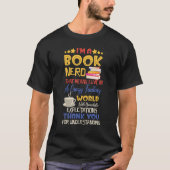 T-shirt I'm a Book Nerd Book  Literature Crazy Fantasy Wor (Devant)