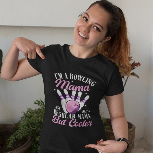 T-shirt I'm a Bowling Mama, Fun Bowling Mom