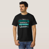 T-shirt I'm A Chiropractor Skeleton Spine Chiropractic (Devant entier)