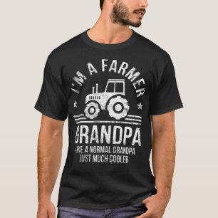 T-shirt Im A er Grand-pa Rancher Cadeaux Tractor droits ga