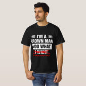 T-shirt I'm A Grown Man I Do What My Daughter Wants Funny  (Devant entier)