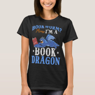 T-shirt Im A Livre Dragon Lecture Livres Bookworm Livre Dr
