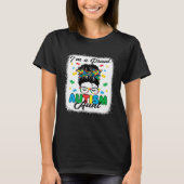 T-shirt I'm A Proud Autism Aunt Love Heart Autism Awarenes (Devant)