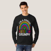 T-shirt I'm a Proud Autism Grumpy  Rainbow Autism Awarenes (Devant entier)