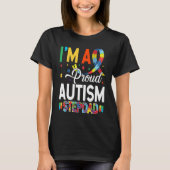 T-shirt I'm a Proud Autism Stepdad Matching Autism Awarene (Devant)