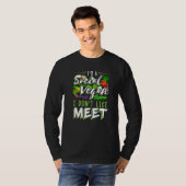 T-shirt I'm A Social Vegan I Don't Like Meet Introvert (Devant entier)