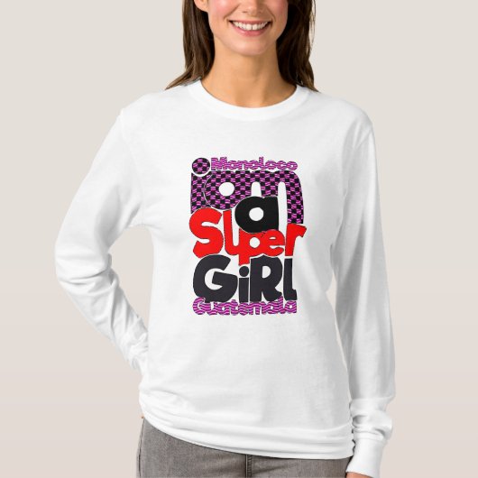 T-shirt im a super girl (Devant)