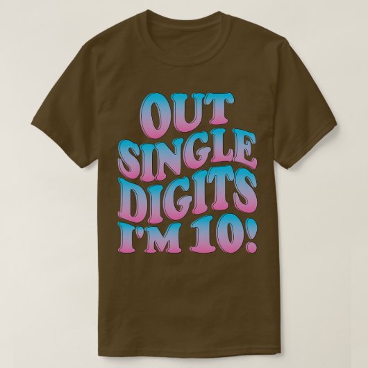 T-shirt im à un chiffre (Design devant)