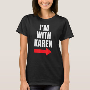 T-shirt Im Avec Karen Halloween Costume Girami Femme Si