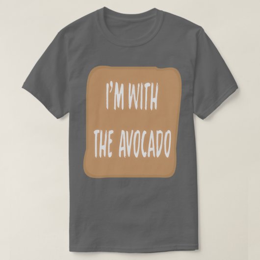 T-shirt Im Avec La Chemise Avocado 2 (Design devant)