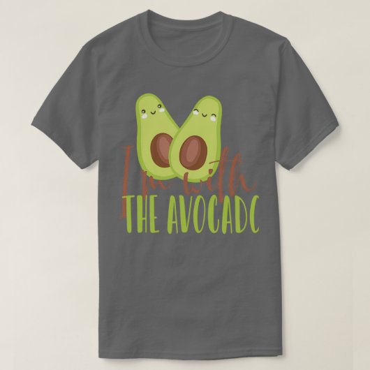 T-shirt im avec l'avocat à 2 (Design devant)