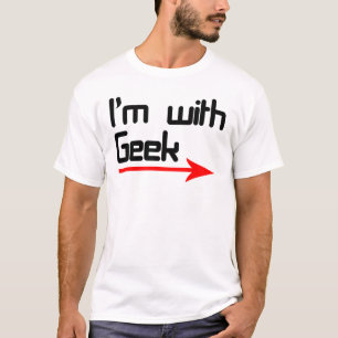 T-shirt Im avec le geek