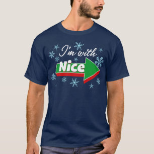 T-shirt Im avec Nice Couples Christmas Premium
