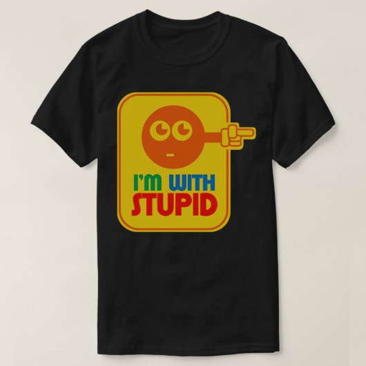T-shirt im avec stupide 14 (Design devant)