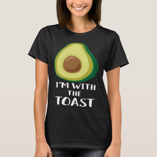 T-shirt Im Avec Toast Fun Couples Amis Soeurs Matc (Devant)