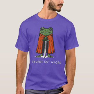 T-shirt Im Burnt Out MLord Funny Knight Frog Meme Boys Men