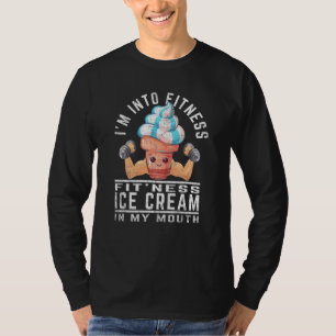 T-shirt Im Dans Fitness Crème De Glace Dans Mon Exer De No