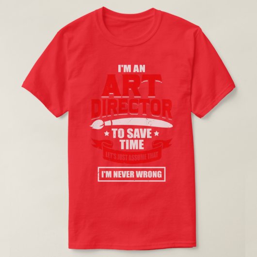 T-shirt Im Directeur Art (Design devant)