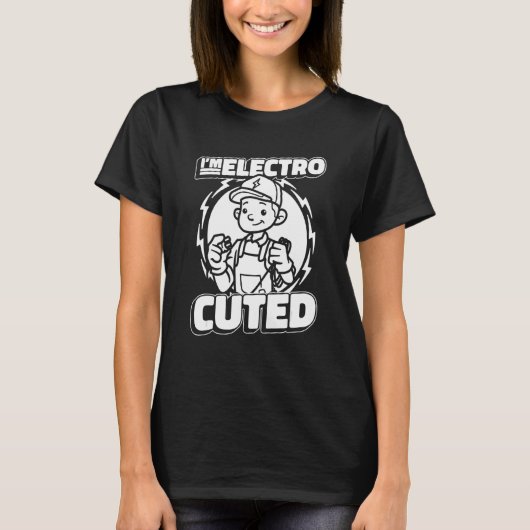 T-shirt I'm Electrocuted   Electrical Work Construction El (Devant)
