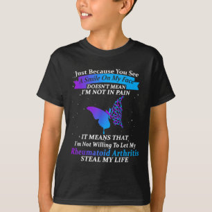 T-shirt Im Fine Ribbon Warrior Rheumatoid Arthrite Award