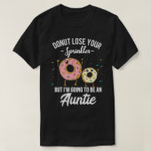 T-shirt I'm Going to be an Auntie Funny Pregnancy Announce (Design devant)