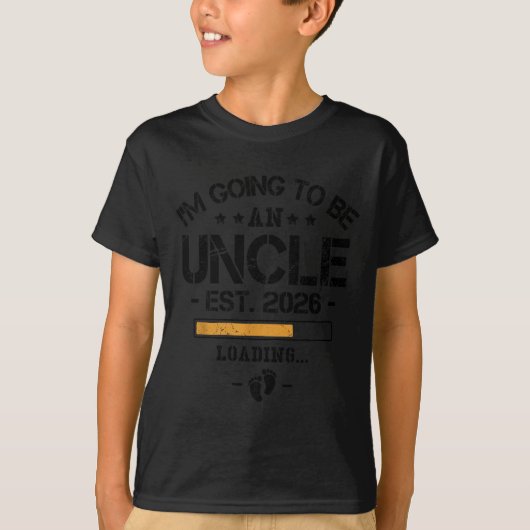T-shirt I'm Going To Be An Uncle 2026 - New Baby Announcem (Devant)