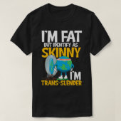 T-shirt Im Gras Mais Identifier Comme Skinny Im Trans minc (Design devant)
