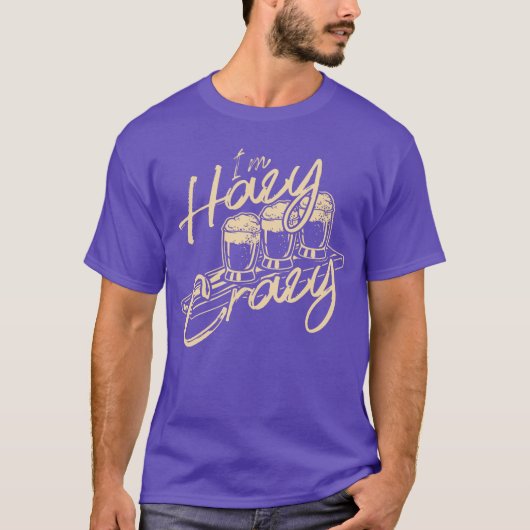 T-shirt Im Hazy Crazy Funny IPA Craft Beer Drinking Brewer (Devant)