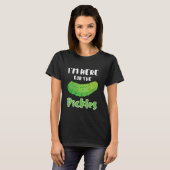 T-shirt Im Here for The Pickles Cucumbers Cucumber Vegetab (Devant entier)
