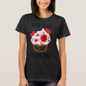 T-shirt I'm His Cupcake I'm Her Studmuffin Valentine Match (Devant)