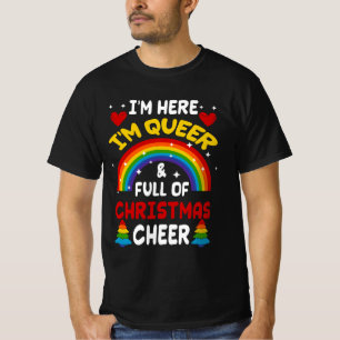 T-shirt Im Ici Joyer Noël LGBTQ Gay pride Arc-en-ciel