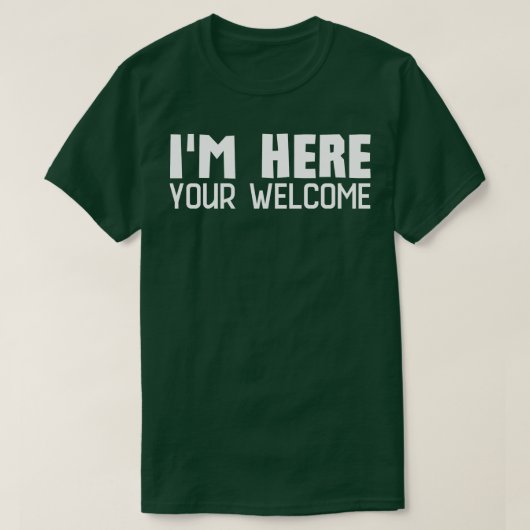 T-shirt Im Ici Vous Bienvenue 3 (Design devant)